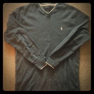 Gray Long sleeve Polo by Ralph Lauren